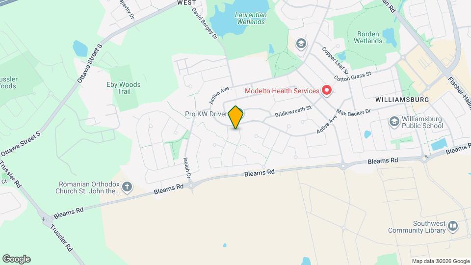 213 Snowdrop Crescent Map and Location Details