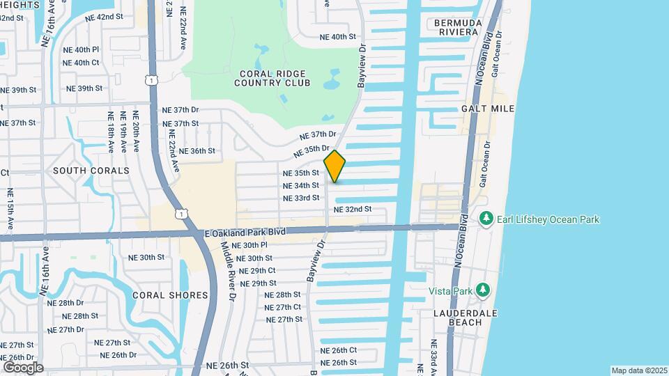 2801 NE 33rd Ct Map and Location Details