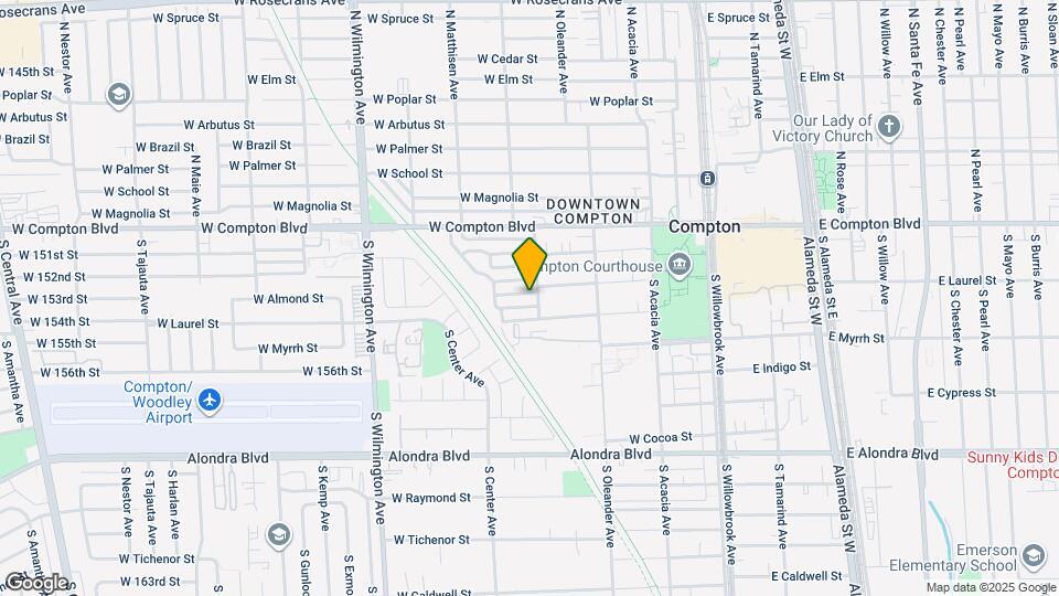 505 W Laurel St Map and Location Details