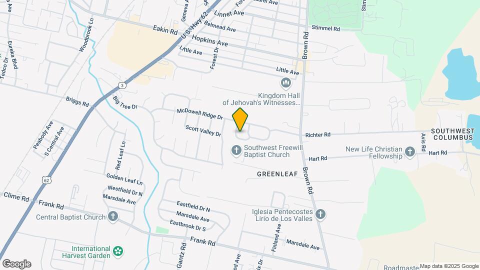 1527 Berkhard Dr Map and Location Details