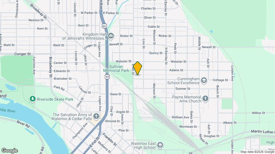 213 Cottage St Map and Location Details