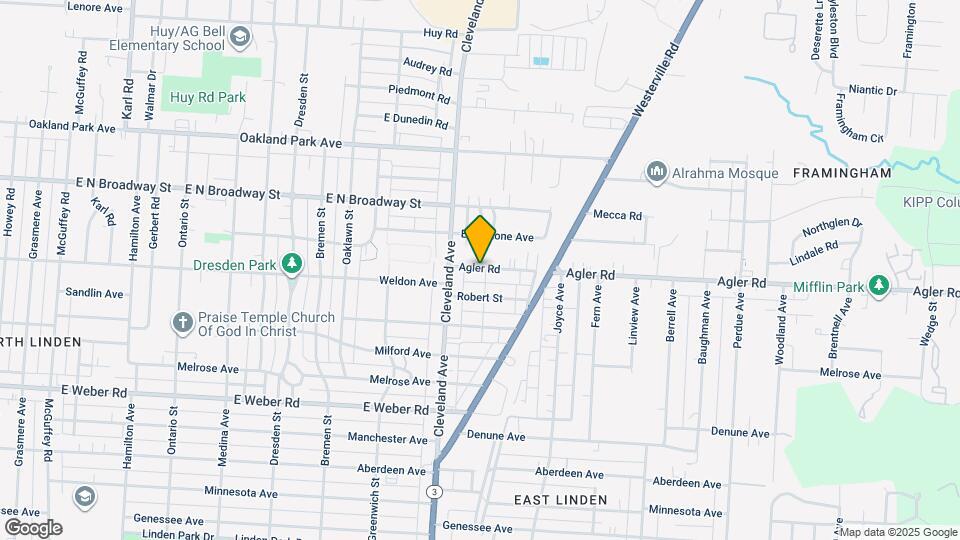 1861 Agler Rd Map and Location Details