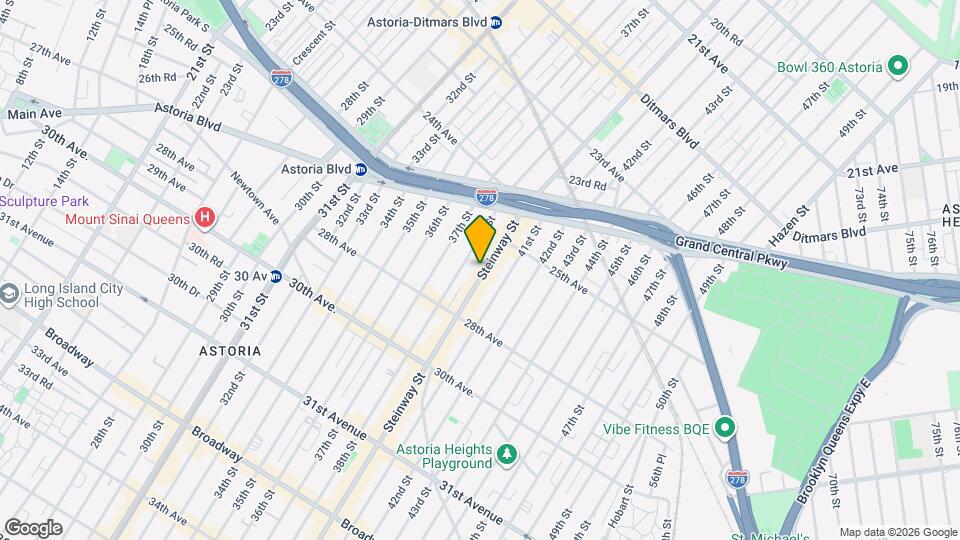 2540 Steinway St Map and Location Details
