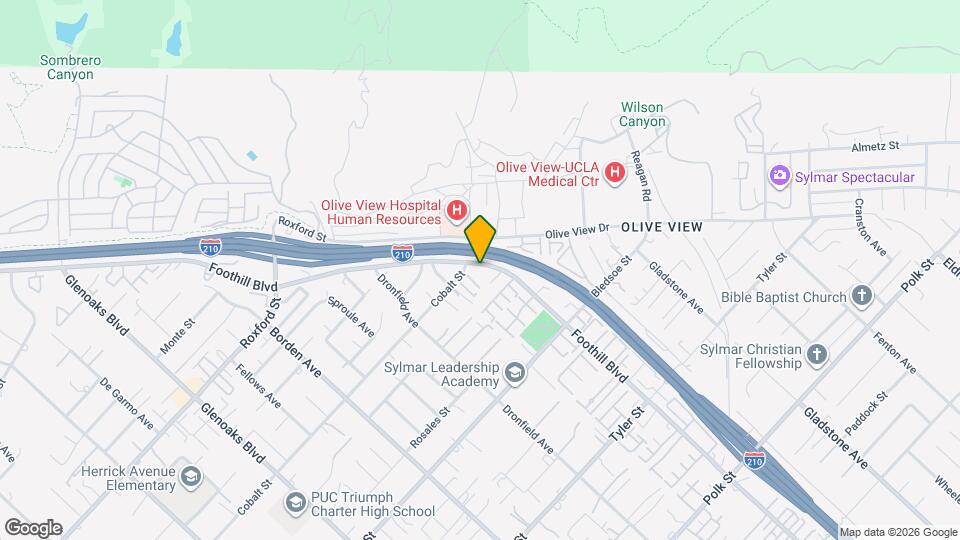 14560 Foothill Blvd Map and Location Details