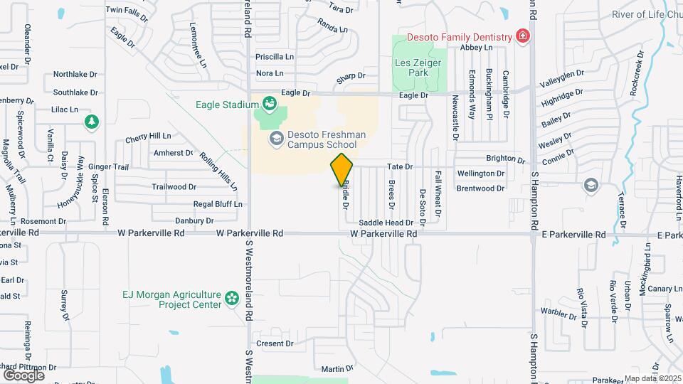 801 Bridle Dr Map and Location Details