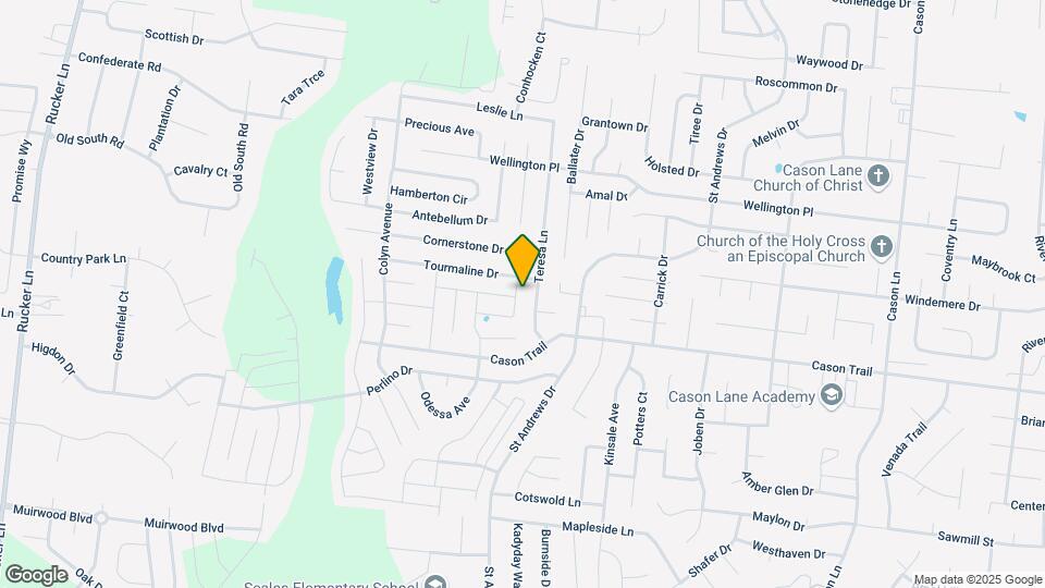 1613 Ursuline Ln Map and Location Details