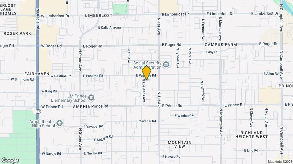 3720-3728 N Los Altos Ave Map and Location Details