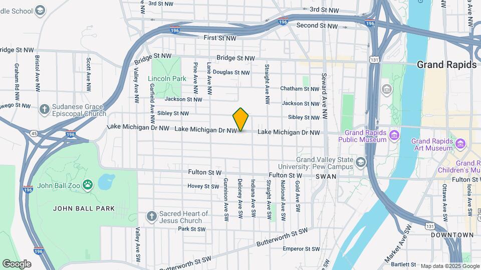 856 Lake Michigan Dr NW Map and Location Details