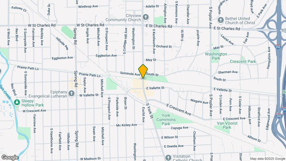 529 S York St Map and Location Details