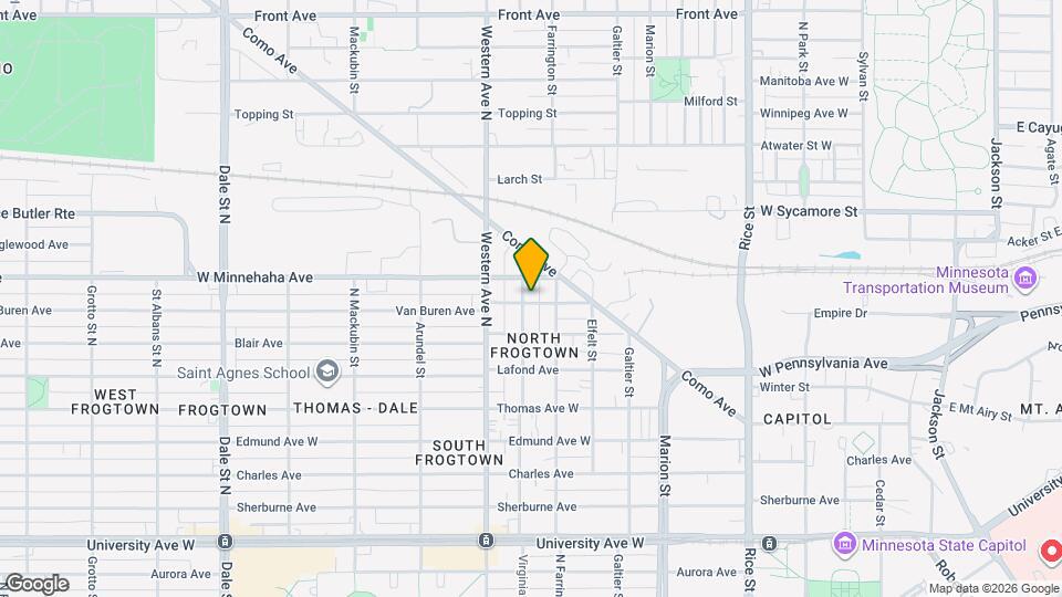 694 Virginia St, Unit 1 Map and Location Details