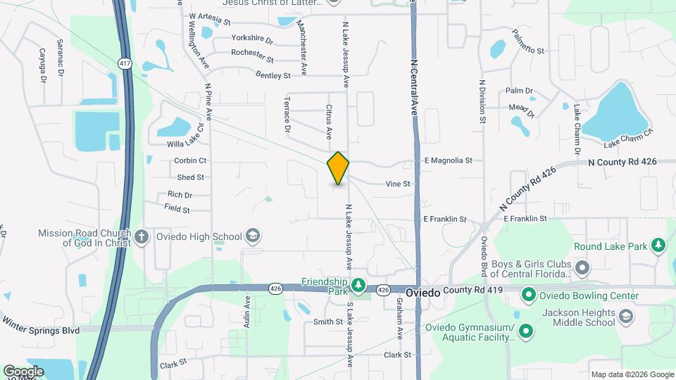 369 N Lake Jessup Ave Map and Location Details