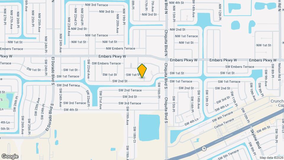 110 SW 17th Pl Mapa y Detalles de la Ubicación