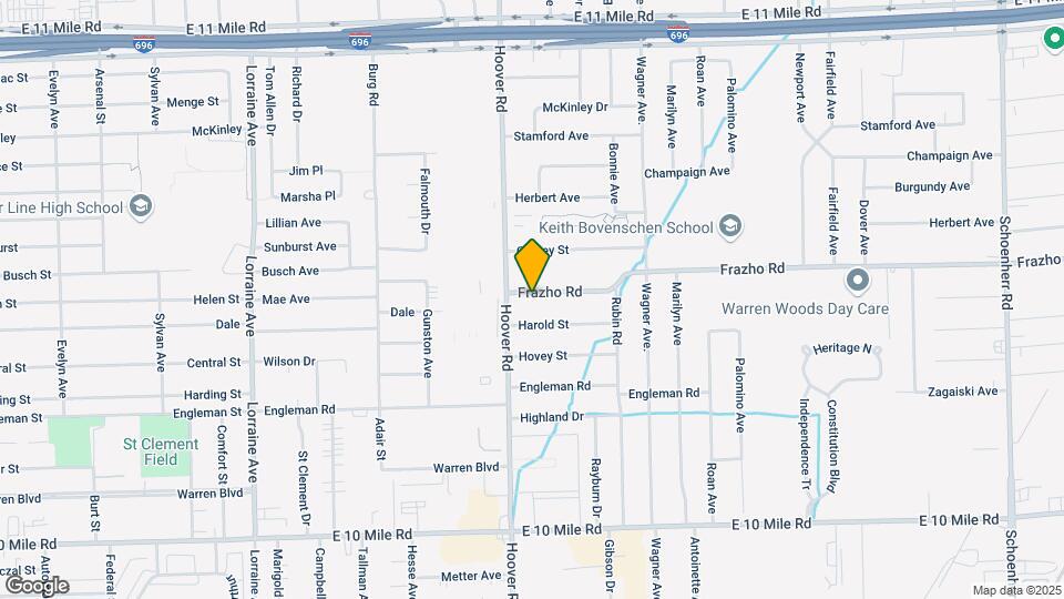 11652 Frazho Rd Map and Location Details