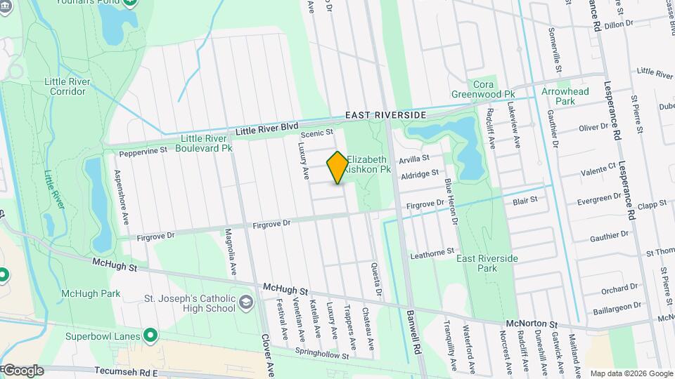 1559 Chateau Ave Map and Location Details