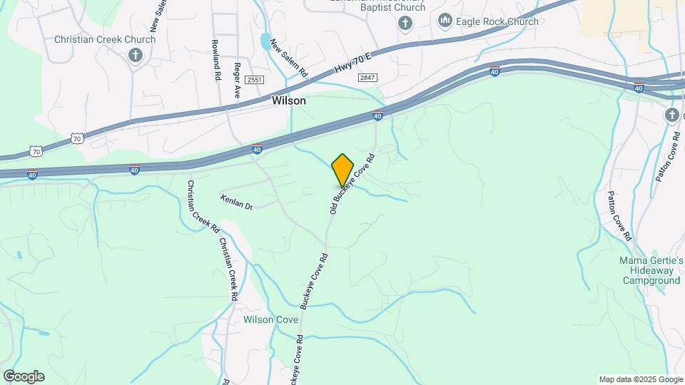422 Old Buckeye Cove Rd Map and Location Details