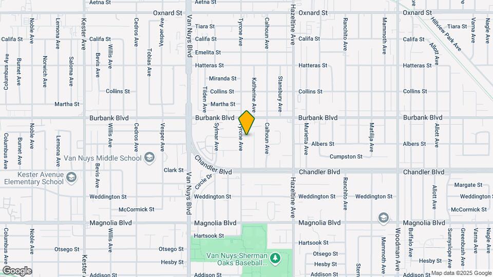 5510 Tyrone Ave Map and Location Details