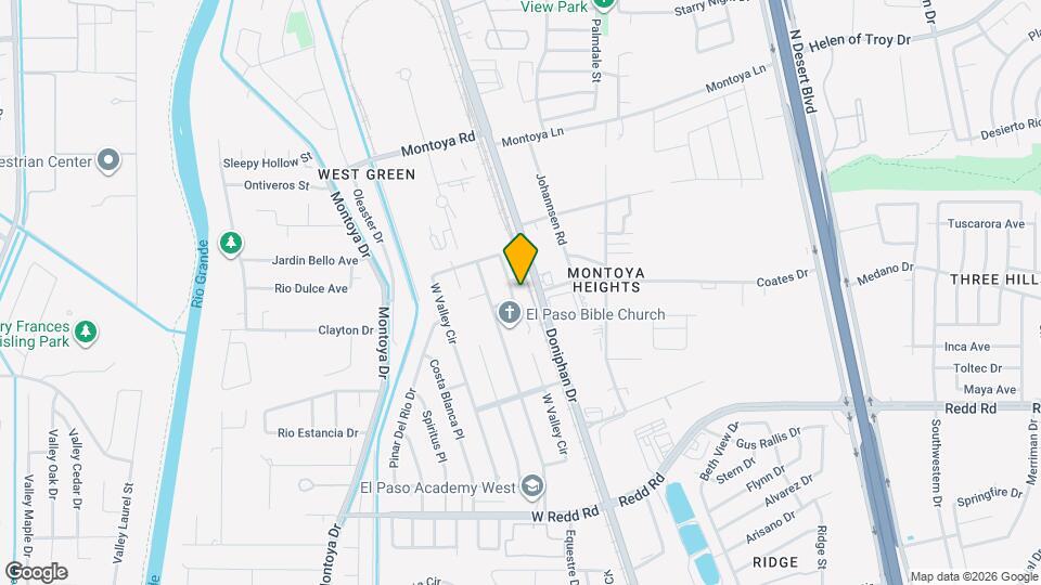 5857 W Valley Cir Map and Location Details