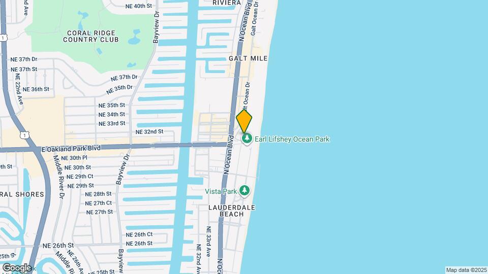 3100 N Ocean Blvd, Unit 1102 Mapa y Detalles de la Ubicación