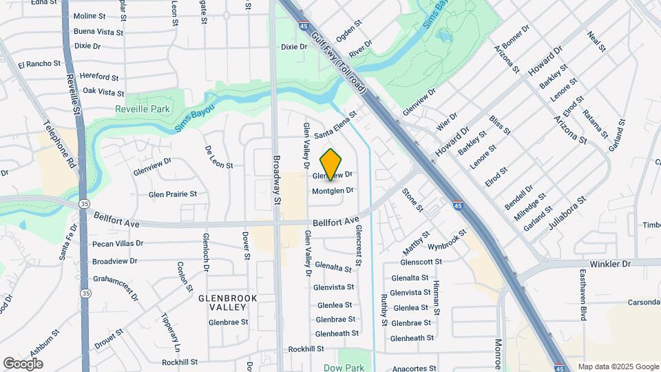 7919 Montglen Dr Map and Location Details