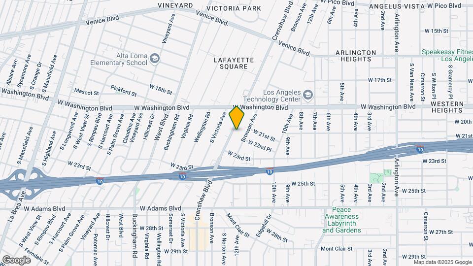 2204 Crenshaw Blvd Mapa y Detalles de la Ubicación