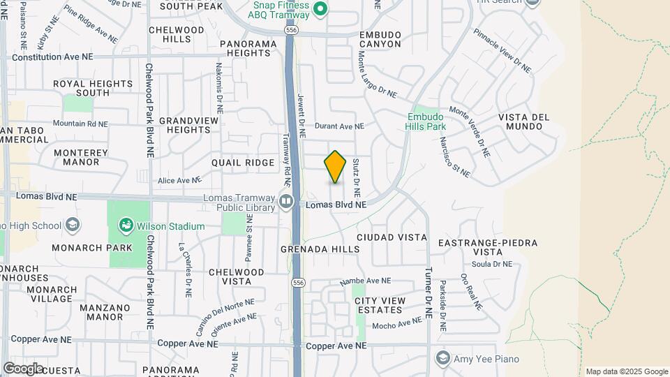 1212 Willys Knight Dr NE Map and Location Details