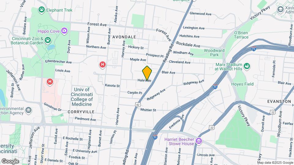 571 Hale Ave Map and Location Details