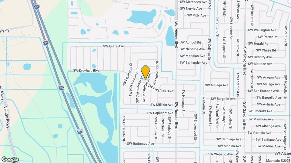 3238 SW Constellation Rd Map and Location Details