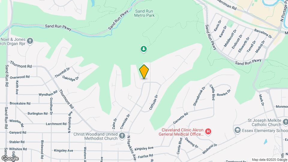 670 Treeside Dr Map and Location Details