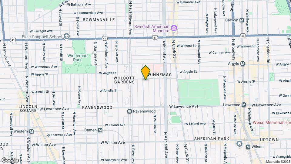 4891 N Hermitage Ave Map and Location Details