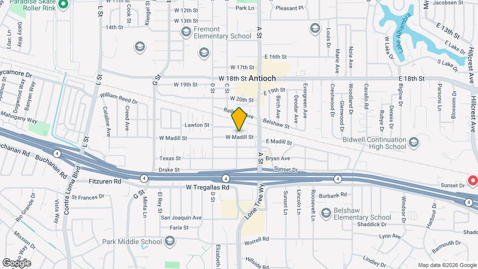 40 W Madill St Mapa y Detalles de la Ubicación