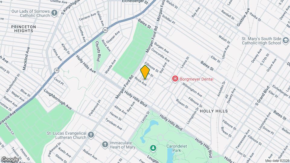 6135 Newport Ave Map and Location Details