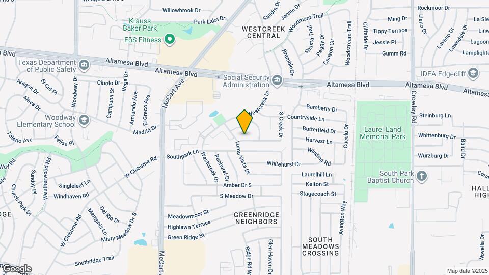 6860 S Creek Dr Map and Location Details