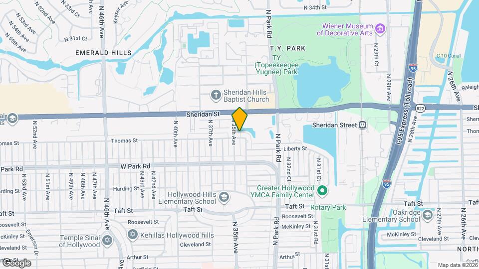 3431 Thomas St Map and Location Details