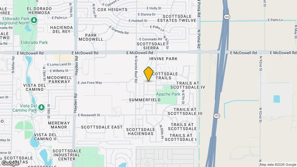 8525 E Belleview St Map and Location Details