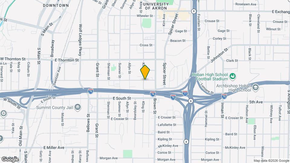 689 Kling St Map and Location Details