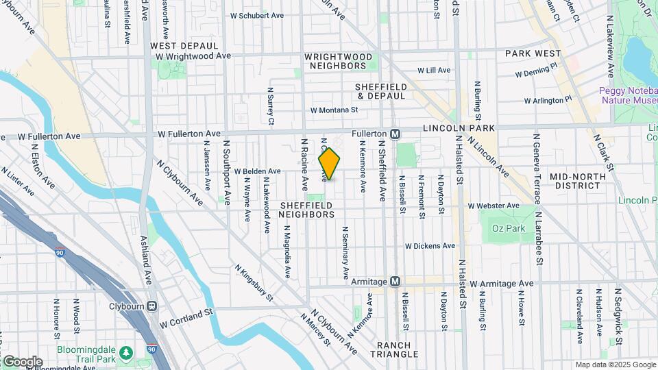 2237 N Clifton Ave Map and Location Details