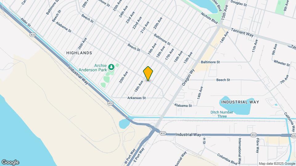 1703 Alabama St Map and Location Details