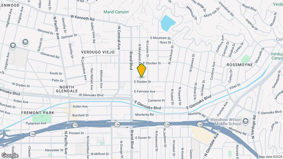 1104 N Maryland Ave Mapa y Detalles de la Ubicación