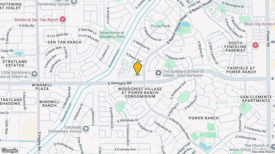 3889 E Santa Fe Ln Map and Location Details