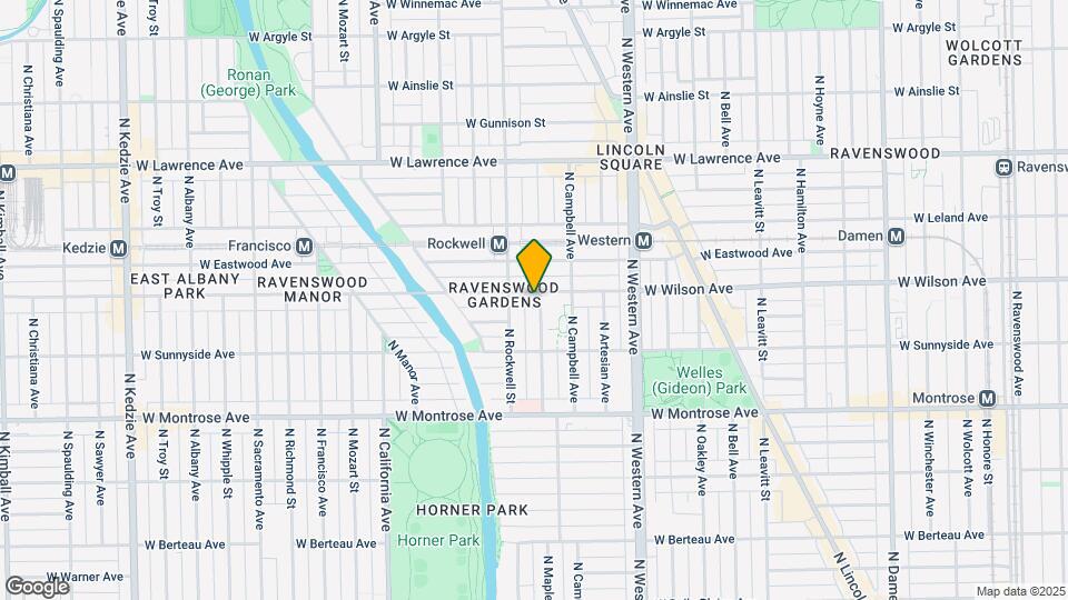 4554 N Maplewood Ave Map and Location Details