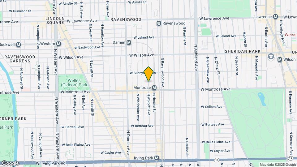 4425 N Wolcott Ave, Unit 1 Map and Location Details