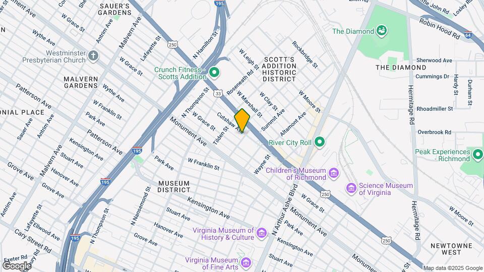 1016 Cleveland St Map and Location Details