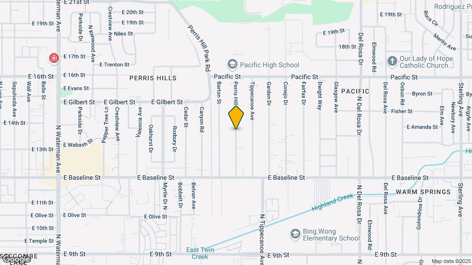 7120 Perris Hill Rd Mapa y Detalles de la Ubicación