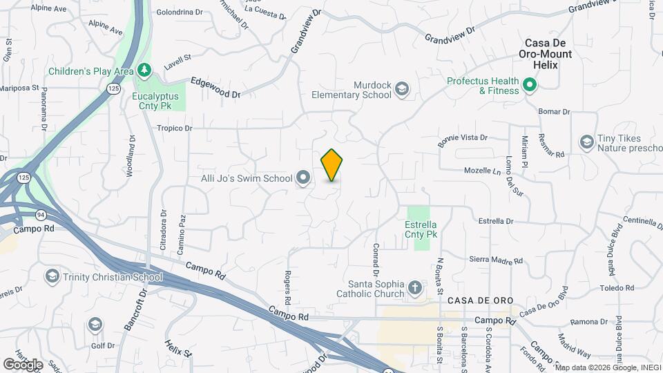 4276 Orchard Dr Map and Location Details