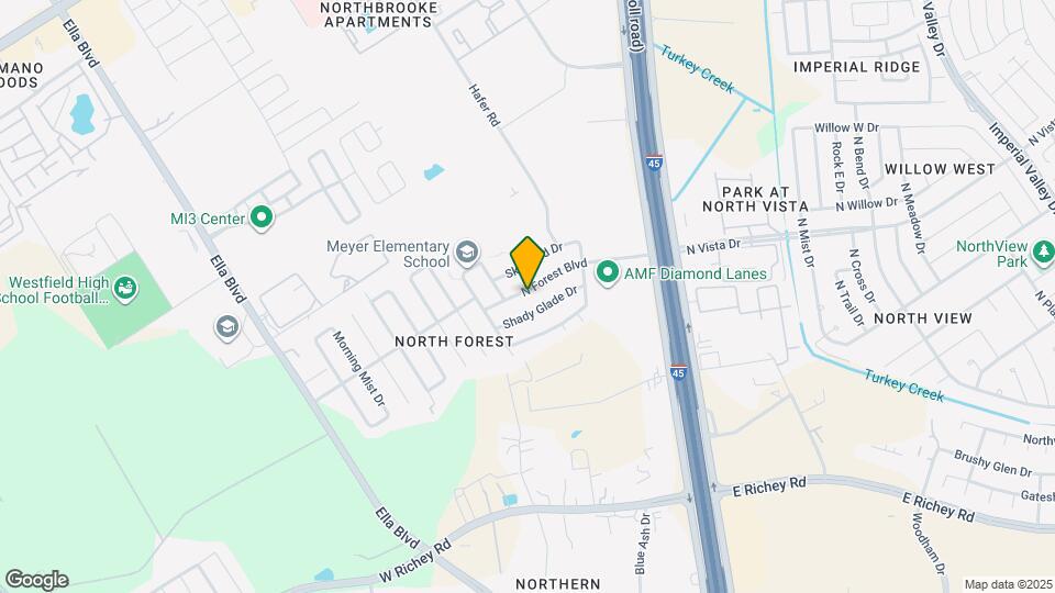 415 N Forest Blvd Map and Location Details