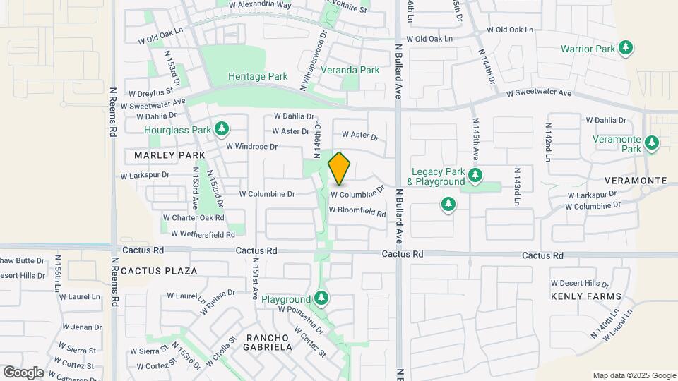 14874 W Columbine Dr Map and Location Details