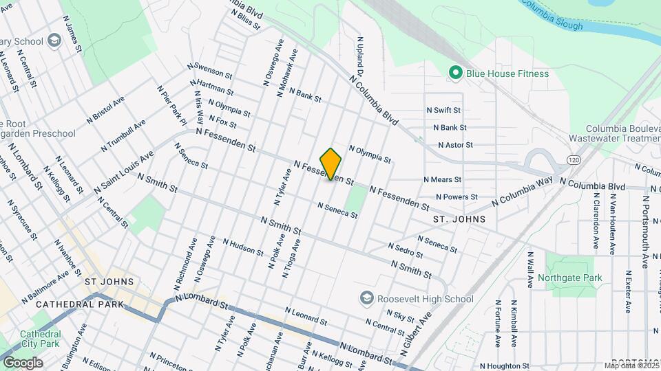 9459 N Buchanan Ave Map and Location Details