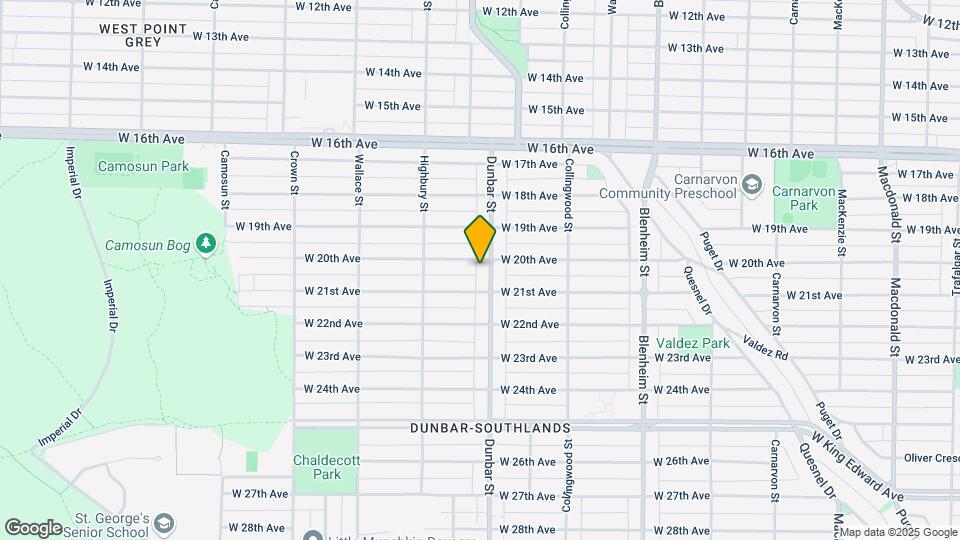 3631 Dunbar St Map and Location Details