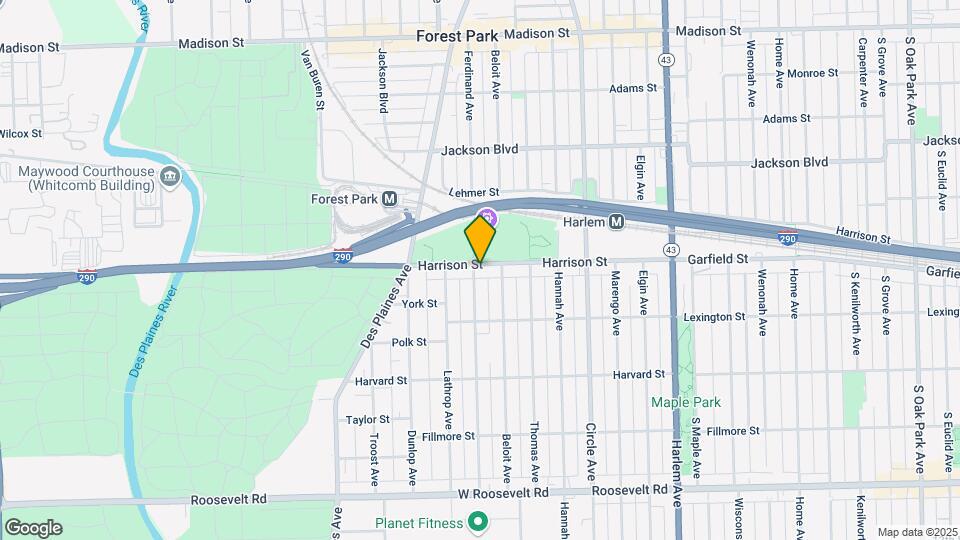 808 Ferdinand Ave-Unit -2l Map and Location Details