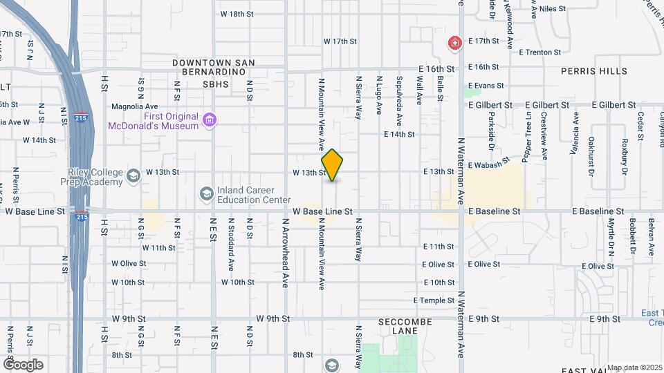 1270 Genevieve Street Map and Location Details